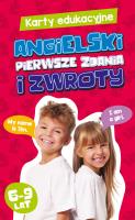Karty edukacyjne. Angielski Pierwsze zdania i zwroty. Autor: Grupa OF. SmakLiter.pl Okładka książki Karty edukacyjne. Angielski Pierwsze zdania i zwroty