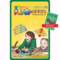 Karty Popup 3D dinozaury. Wydawca: Wydawnictwo Kartograficzne. SmakLiter.pl Opakowanie Karty Popup 3D dinozaury