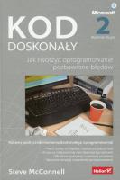 Kod doskonały. Autor: McConnell Steve. SmakLiter.pl Okładka książki Kod doskonały