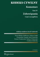 Kodeks cywilny Komentarz Tom 4 i 5 Zobowiązania Część szczegółowa. Autor: Teresa Bielska-Sobkowicz, Ciepła Helena, Drapała Przemysław, Gudowski Jacek, Marek Sychowicz, Trzaskowski Roman, Wiśniewski Tadeusz. SmakLiter.pl Okładka książki Kodeks cywilny Komentarz Tom 4 i 5 Zobowiązania Część szczegółowa
