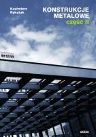 Konstrukcje metalowe Część 2. Autor: Rykaluk Kazimierz. SmakLiter.pl Okładka książki Konstrukcje metalowe Część 2