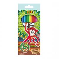 Opakowanie Kredki ołówkowe jumbo 12 kolorów Safari