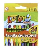 Opakowanie Kredki świecowe 24 kolory PENMATE