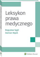 Okładka książki Leksykon prawa medycznego