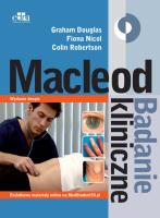 Macleod Badanie kliniczne. Autor: Douglas G., David C. Robertson. SmakLiter.pl Okładka książki Macleod Badanie kliniczne