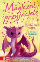Magiczni przyjaciele Burzowy smok. Autor: Harrison Paula. SmakLiter.pl Okładka książki Magiczni przyjaciele Burzowy smok