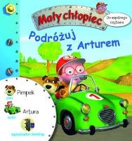 Mały chłopiec. Podróżuj z Arturem. Autor: Jack Delaroche. SmakLiter.pl Okładka książki Mały chłopiec. Podróżuj z Arturem
