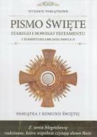 Okładka książki Pamiątka I Komunii Św. Pismo Św. ST i NT z koment.