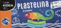 Plastelina Kidea 12 kolorów. Wydawca: Derform. SmakLiter.pl Opakowanie Plastelina Kidea 12 kolorów