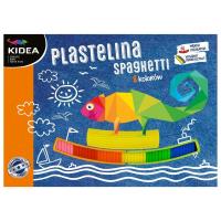 Plastelina spaghetti 8 kolorów Kidea. Wydawca: Derform. SmakLiter.pl Opakowanie Plastelina spaghetti 8 kolorów Kidea