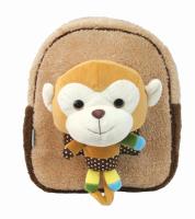 Plecak dziecięcy z zabawką pluszakiem Brown Monkey. Wydawca: MST Toys. SmakLiter.pl Opakowanie Plecak dziecięcy z zabawką pluszakiem Brown Monkey