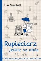 Rupieciarz jedzie na obóz. Autor: L.A. Campbell. SmakLiter.pl Okładka książki Rupieciarz jedzie na obóz