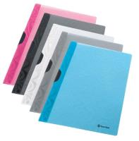 Skoroszyt A4 Tai-Chi z klipsem bocznym srebrny. Wydawca: Panta Plast. SmakLiter.pl Opakowanie Skoroszyt A4 Tai-Chi z klipsem bocznym srebrny