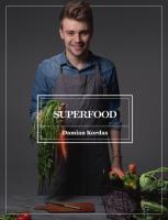 Superfood. Autor: Damian Kordas. SmakLiter.pl Okładka książki Superfood