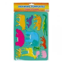 Opakowanie Szablon plastikowy zwierzaki