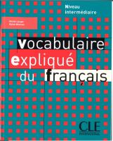 Okładka książki Vocabulaire explique du francais intermediare livre