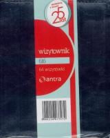 Wizytownik 64 dwuklatkowy 616 granatowy ANTRA. Wydawca: Antra. SmakLiter.pl Opakowanie Wizytownik 64 dwuklatkowy 616 granatowy ANTRA