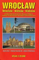 Wrocław - atlas, 1:20 000. Autor: Opracowanie zbiorowe. SmakLiter.pl Okładka książki Wrocław - atlas, 1:20 000