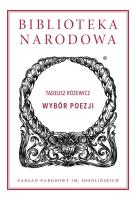 Wybór poezji. Autor: Różewicz Tadeusz. SmakLiter.pl Okładka książki Wybór poezji