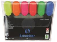 Opakowanie Zestaw zakreślaczy SCHNEIDER Job, 1-5 mm, 6 szt., miks kolorów
SR115096
