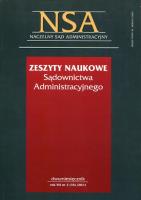 Zeszyty Naukowe Sądownictwa Administracyjnego 2/2011. Wydawca: LexisNexis. SmakLiter.pl Opakowanie Zeszyty Naukowe Sądownictwa Administracyjnego 2/2011