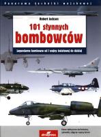 101 słynnych samolotów bombowych. Autor: Robert Jackson. SmakLiter.pl Okładka książki 101 słynnych samolotów bombowych