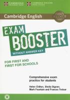 Cambridge English Exam Booster for First and First for Schools with Audio  Comprehensive Exam Practice for Students. Autor: Chilton Helen, Dignen Sheila, Fountain Mark, Treloar Frances. SmakLiter.pl Okładka książki Cambridge English Exam Booster for First and First for Schools with Audio  Comprehensive Exam Practice for Students