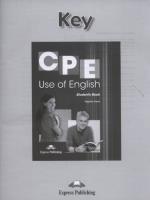 Okładka książki CPE Use of English Key