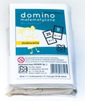Domino matematyczne dla opornych - dodawanie. Autor: Marzena Kubera. SmakLiter.pl Okładka książki Domino matematyczne dla opornych - dodawanie