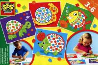 Duży zestaw do nauki wyklejania mozaiek. Wydawca: SES Creative. SmakLiter.pl Opakowanie Duży zestaw do nauki wyklejania mozaiek