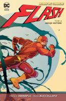 Flash T.5 Lekcje historii. Autor: Brian Buccellato, N.Gage Christos, Dubuc Nicole, Zircher Partick, Basri Sami, Googe Neil. SmakLiter.pl Okładka książki Flash T.5 Lekcje historii