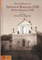 Okładka książki Itinerarium Romanum (1750). Podróż Rzymska (1750)