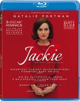Jackie Blu Ray. Autor: Pablo Larrain. SmakLiter.pl Okładka książki Jackie Blu Ray