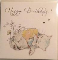 Okładka książki Karnet Swarovski kwadrat 'urodziny - kot'