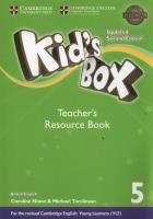 Kids Box 5 Teacher’s Resource Book. Autor: Nixon Caroline, Tomlinson Michael. SmakLiter.pl Okładka książki Kids Box 5 Teacher’s Resource Book