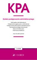 Kodeks postępowania administracyjnego. Autor: Opracowanie zbiorowe. SmakLiter.pl Okładka książki Kodeks postępowania administracyjnego