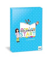 Kolorowy start z plusem Box. Autor: Wiesława Żaba-Żabińska. SmakLiter.pl Okładka książki Kolorowy start z plusem Box
