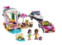 Okładka książki Lego FRIENDS 41316 Transporter motorówek Andrei