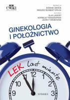 LEK last minute Ginekologia i położnictwo. Autor: Lindert O., Grabowski J.P., Tomaszewska K.. SmakLiter.pl Okładka książki LEK last minute Ginekologia i położnictwo