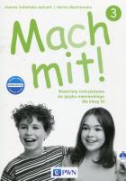 Mach mit! 3 Materiały ćwiczeniowe do języka niemieckiego dla klasy VI. Autor: Halina Wachowska-Behrens, Joanna Sobańska-Jędrych. SmakLiter.pl Okładka książki Mach mit! 3 Materiały ćwiczeniowe do języka niemieckiego dla klasy VI