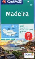 Okładka książki Madeira mapa samochodowa + przewodnik