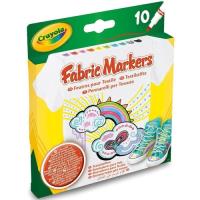 Markery do tkanin Crayola Fabric Markers 10 kolorów. Wydawca: Crayola. SmakLiter.pl Opakowanie Markery do tkanin Crayola Fabric Markers 10 kolorów