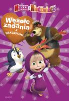 Masza i Niedźwiedź. Wesołe zadania z naklejkami. Autor: Marta Jamrógiewicz. SmakLiter.pl Okładka książki Masza i Niedźwiedź. Wesołe zadania z naklejkami