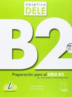 Okładka książki Objetivo DELE nivel B2 książka + CD