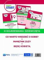 Pewny start. O dojrzew. Dziewczęta. Pakiet (folia). Autor: Izabela Fornalik. SmakLiter.pl Okładka książki Pewny start. O dojrzew. Dziewczęta. Pakiet (folia)