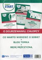 Pewny start O dojrzewaniu Chłopcy Co warto wiedzieć o sobie? / Blog Tomka / Będę mężczyzną. Autor: Izabela Fornalik. SmakLiter.pl Okładka książki Pewny start O dojrzewaniu Chłopcy Co warto wiedzieć o sobie? / Blog Tomka / Będę mężczyzną