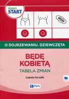 Pewny start O dojrzewaniu Dziewczęta Będę kobietą Tabela zmian. Autor: Izabela Fornalik. SmakLiter.pl Okładka książki Pewny start O dojrzewaniu Dziewczęta Będę kobietą Tabela zmian