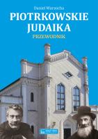 Piotrkowskie judaika. Autor: Warzocha Daniel. SmakLiter.pl Okładka książki Piotrkowskie judaika