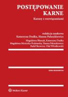 Postępowanie karne. Autor: Dudka Katarzyna, Paluszkiewicz Hanna. SmakLiter.pl Okładka książki Postępowanie karne
