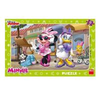 Okładka książki Puzzle 15 Ramkowe Minnie na Montmartre DINO